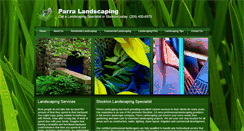 Desktop Screenshot of parralandscaping.net